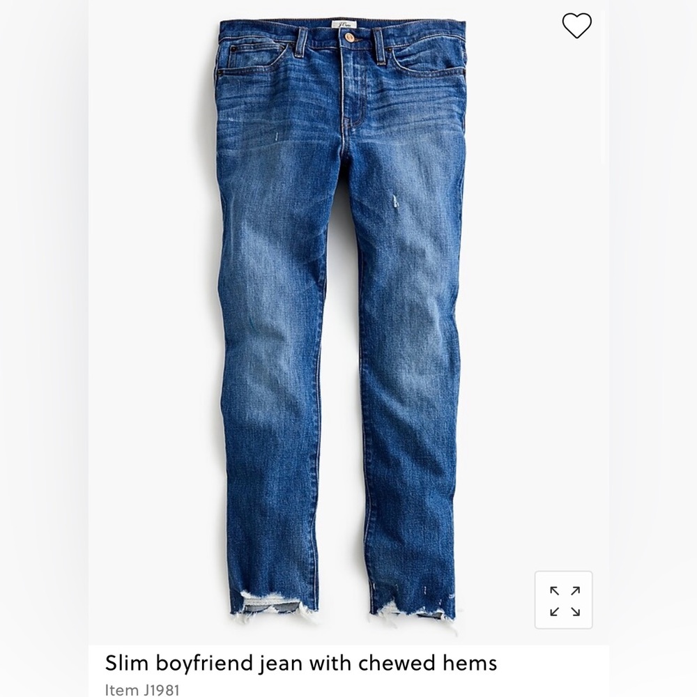 J. Crew slim broken-in boyfriend jeans - Size 28